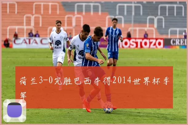荷兰3-0完胜巴西夺得2014世界杯季军