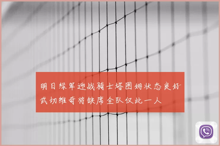 明日绿军迎战骑士塔图姆状态良好武切维奇将缺席全队仅此一人