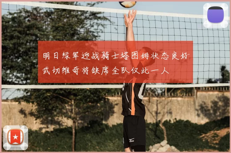 明日绿军迎战骑士塔图姆状态良好武切维奇将缺席全队仅此一人