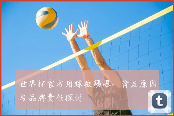世界杯官方用球被踢爆，背后原因与品牌责任探讨